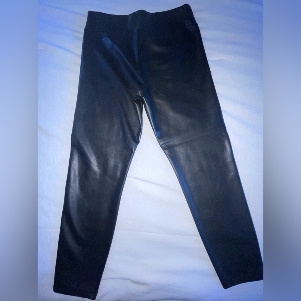 Black pleather pants